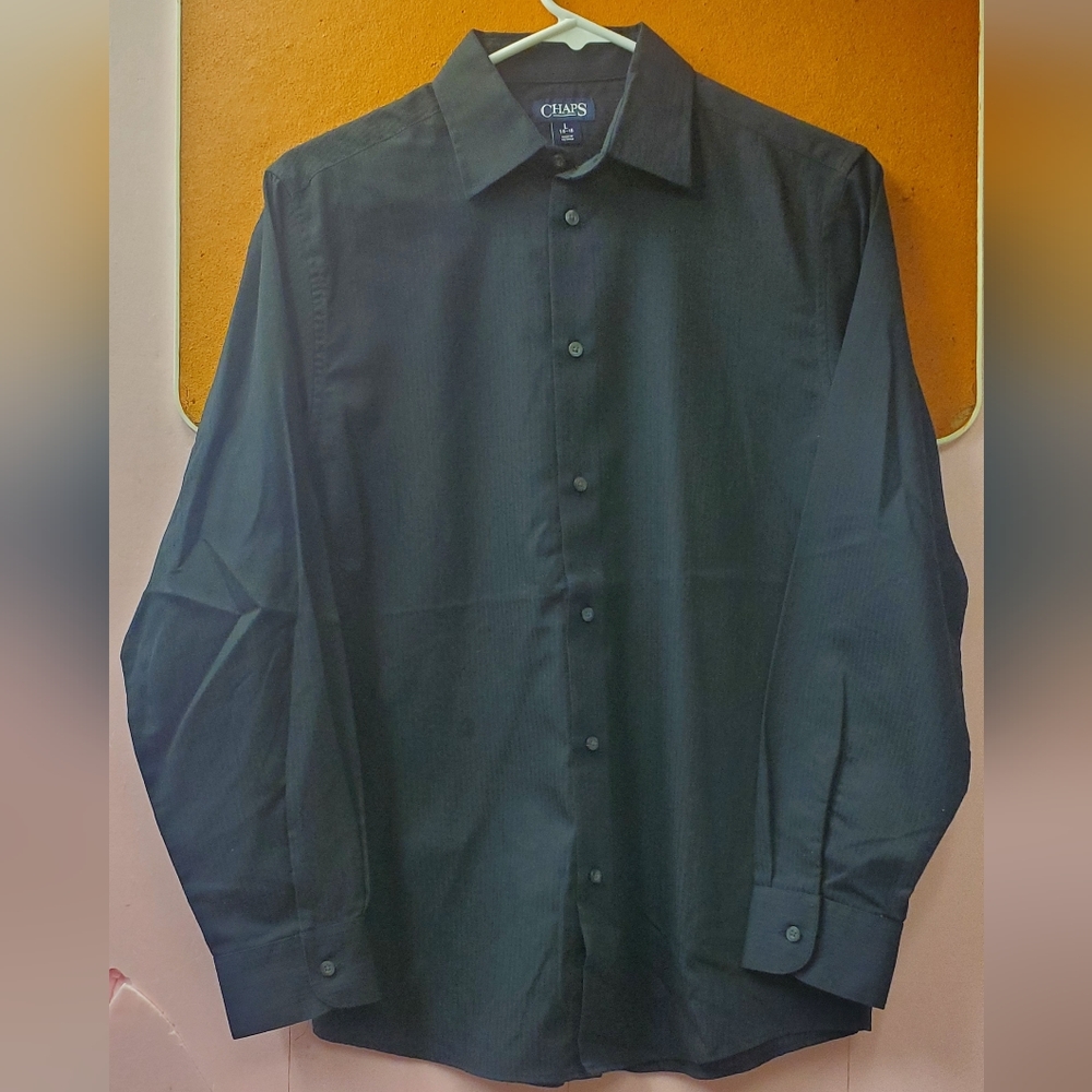 Chaps Boys Long Sleeve button up shirt,  Size L (14-16)